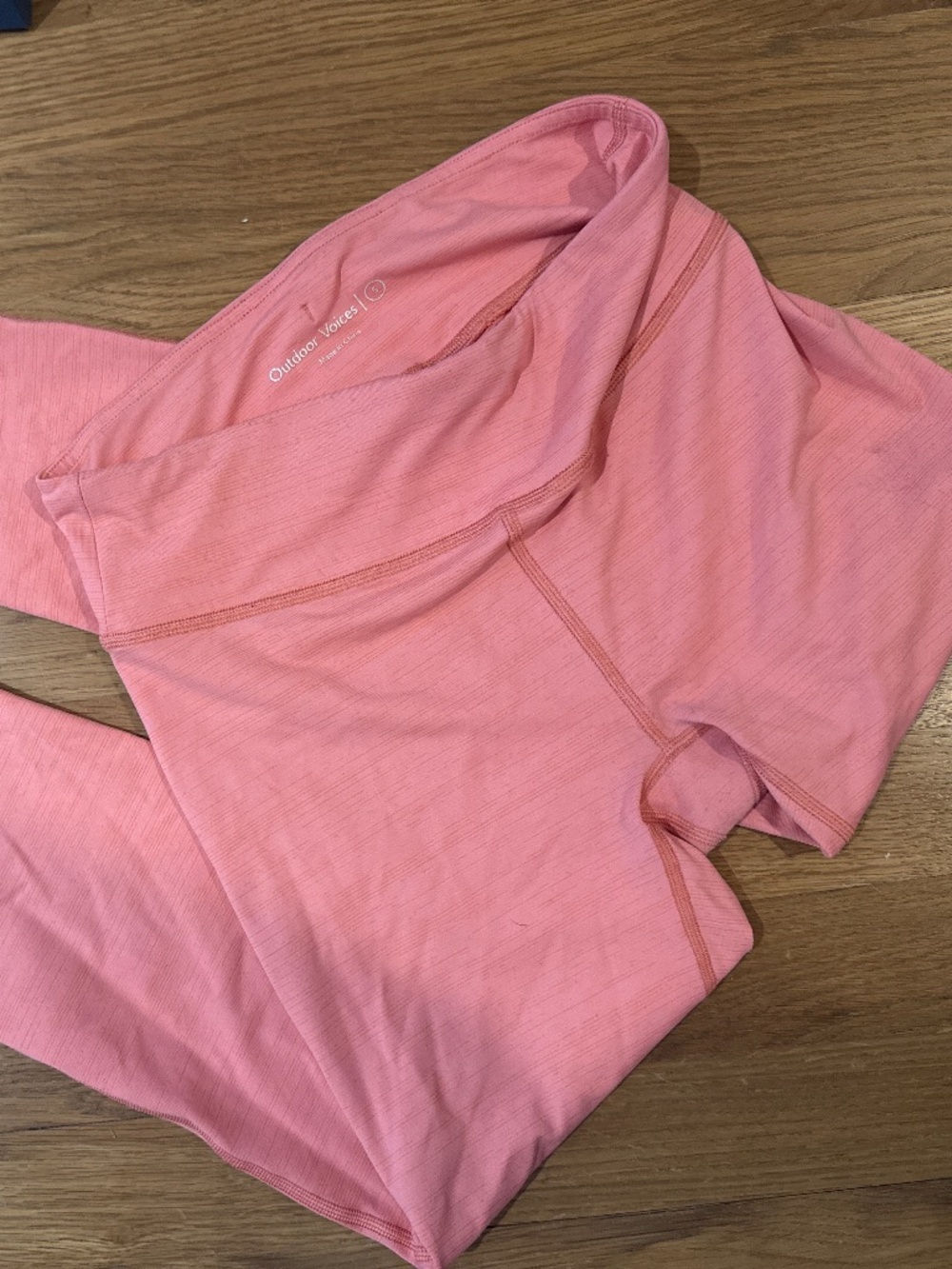 Pink Outdoor Voices Leggings Small